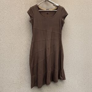 Athleta Crescendo Dress Falcon Brown Altheisure M Medium